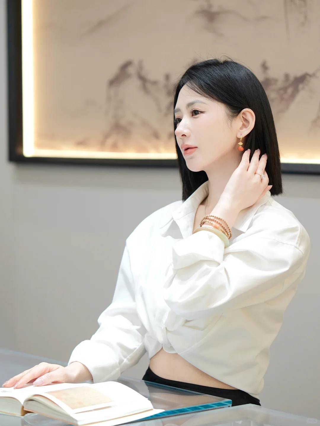 中华血脉觉醒！戴翡翠的女生真的太好看了！！