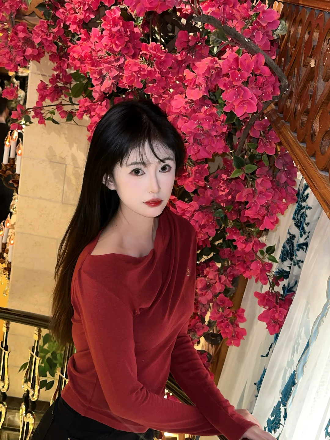 来美女们都跟我嘴一个