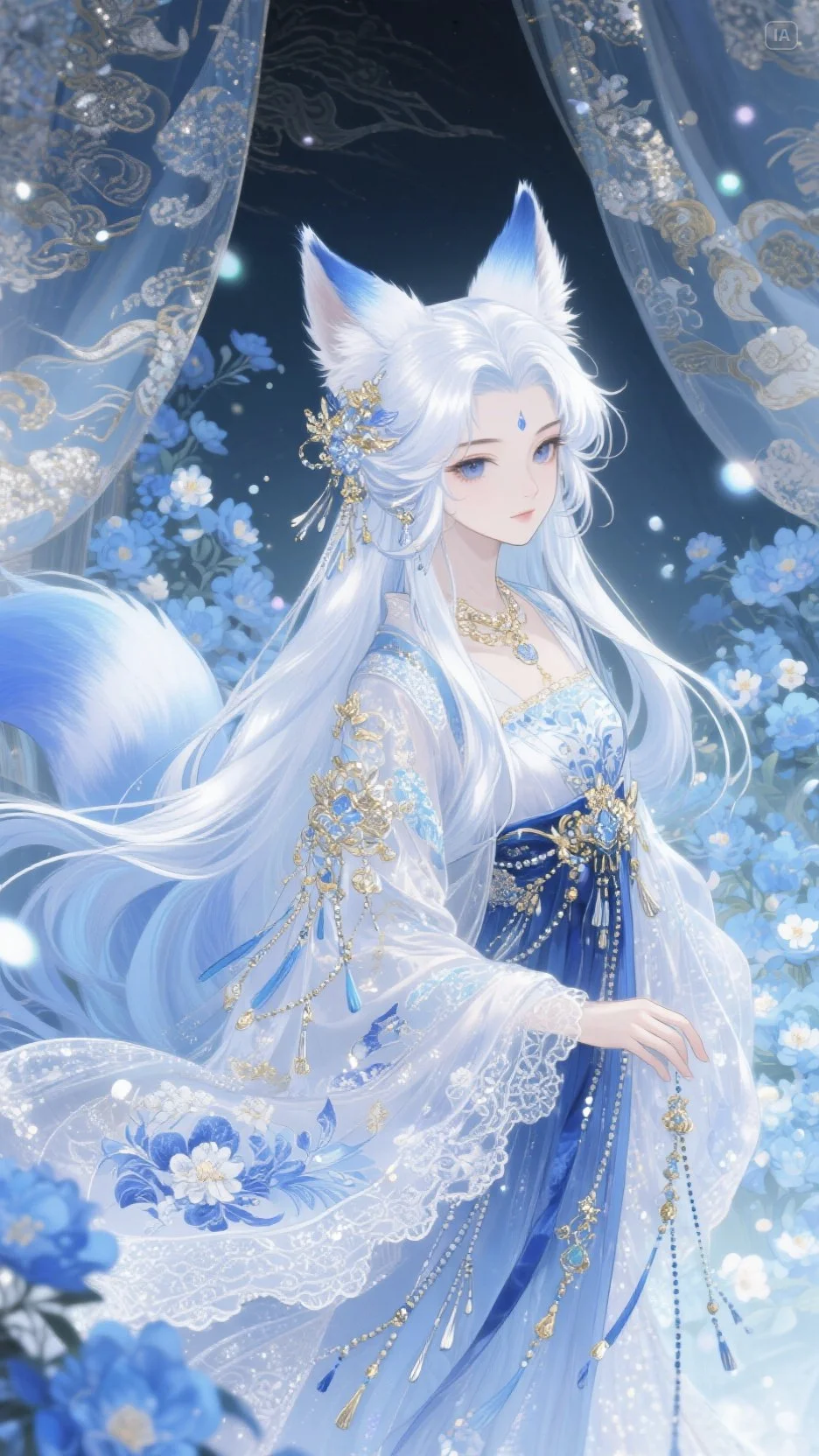 妩媚小狐仙精美壁纸赏析。