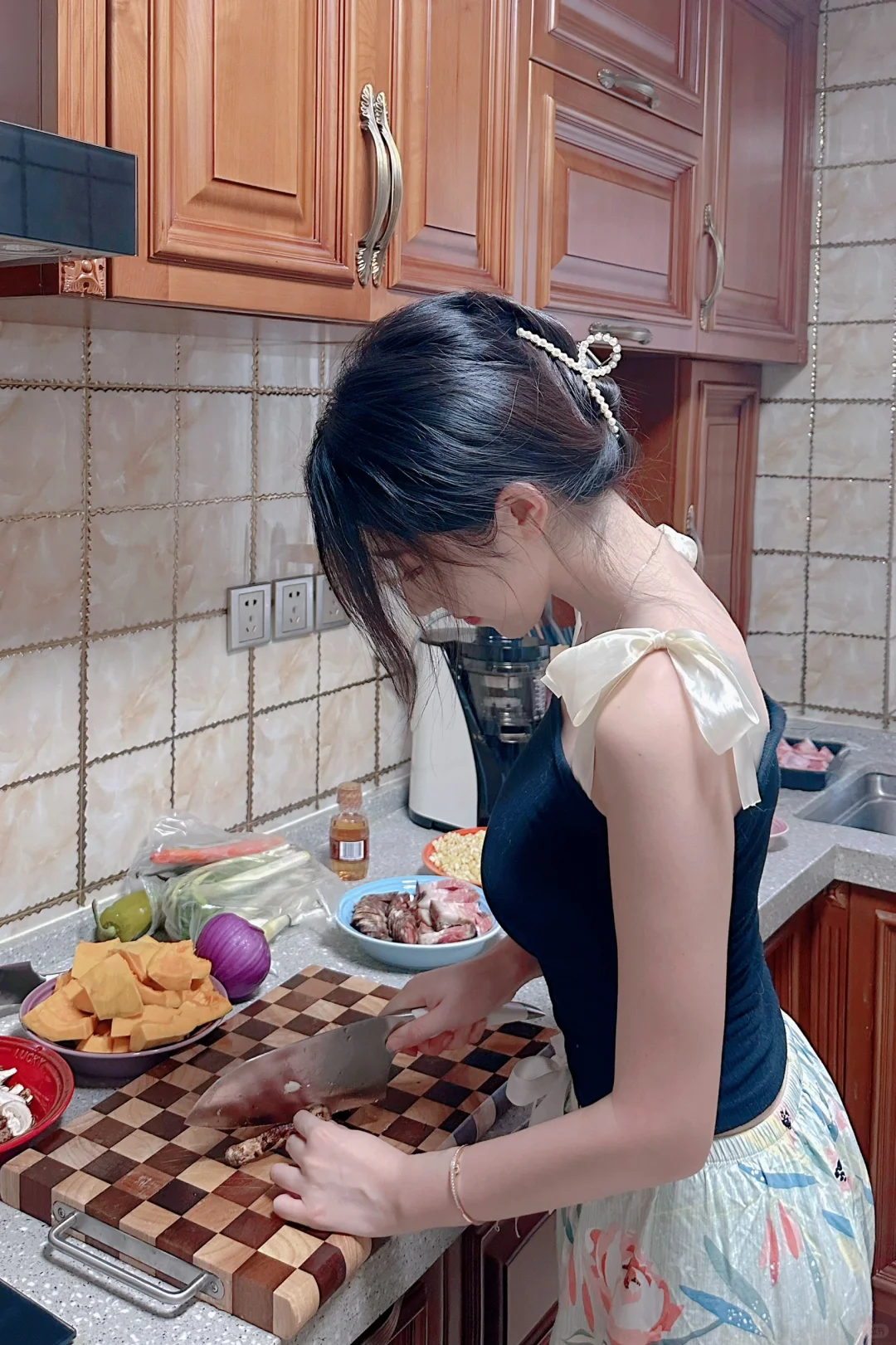 女生会做饭 对手少一半