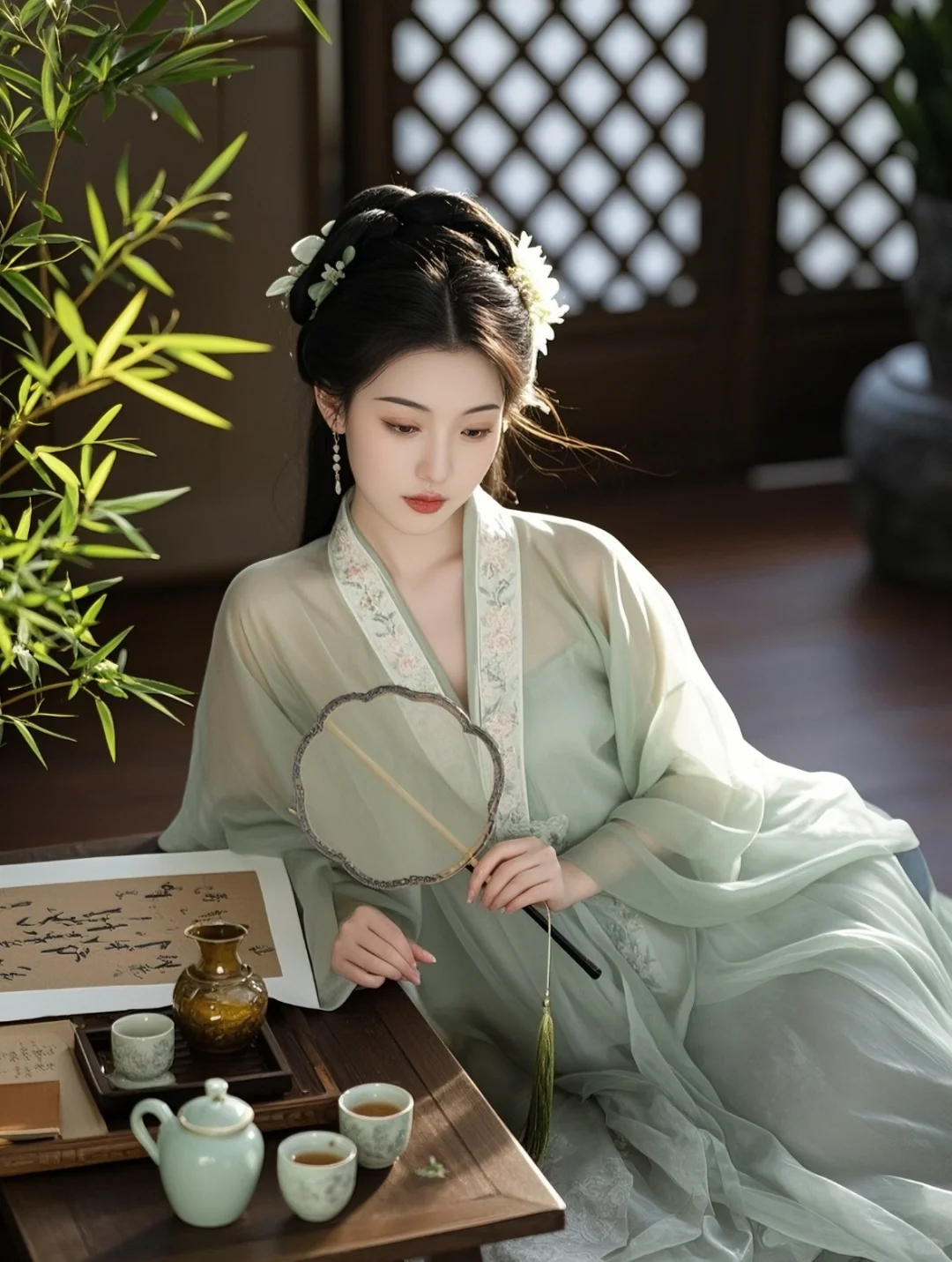 古风头像｜书香气韵染芳姿，温婉佳人醉人心