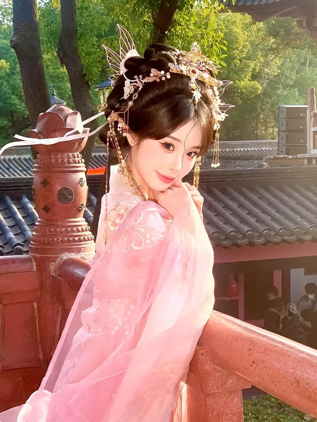 南京的夏日，汉服怎么能少呢！汉服穿搭