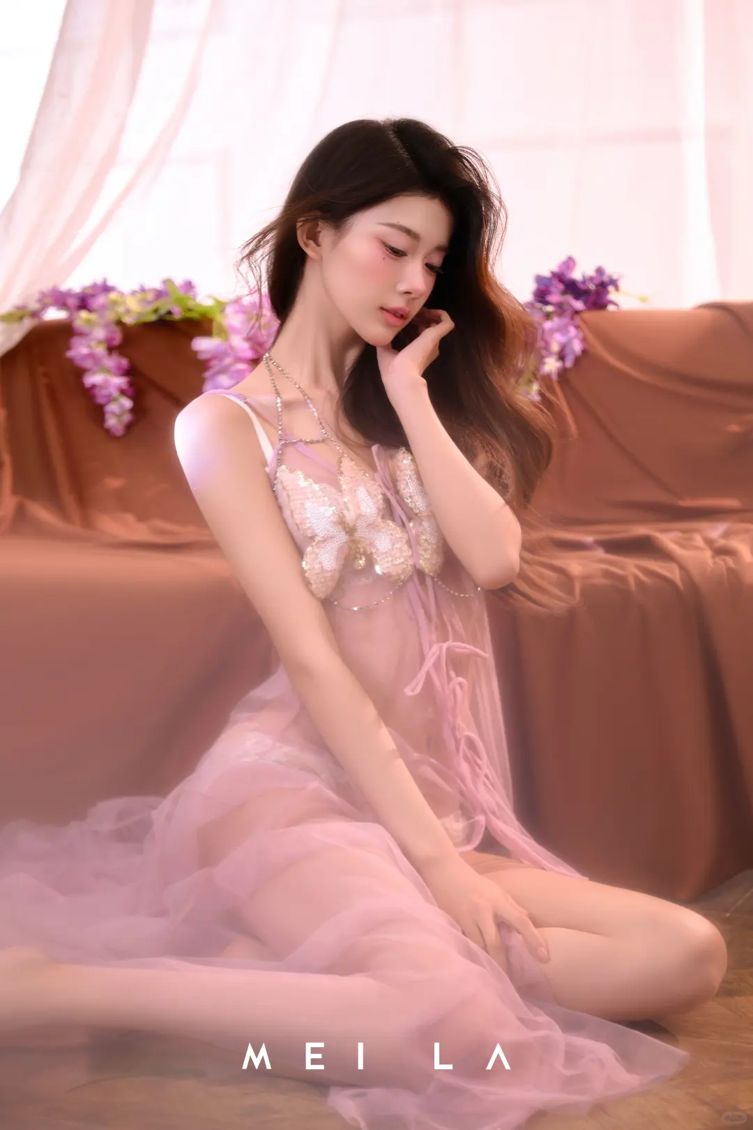纯欲私房写真💜 把浪漫藏进柔纱