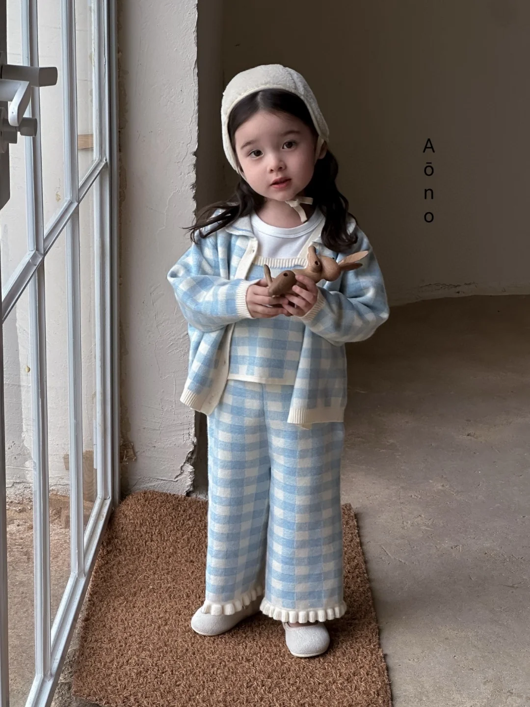 AONO25秋｜婴童韩系气质女鹅甜美穿搭范～