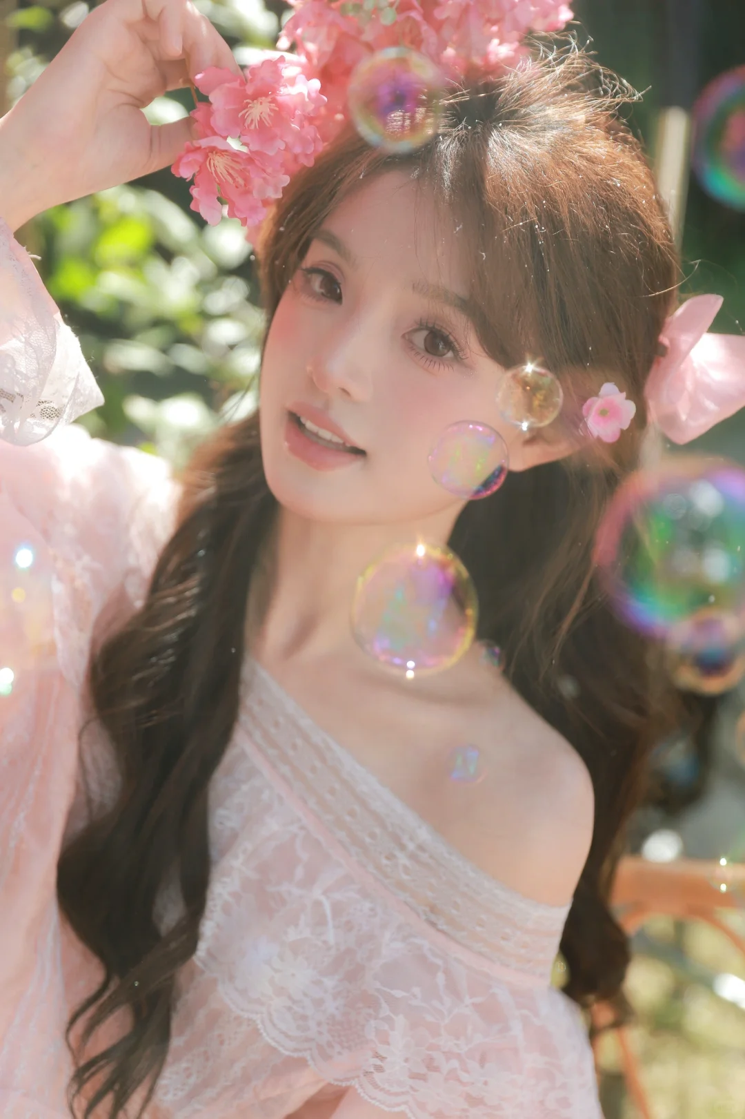 从旖旎梦境中走来的樱花少女🌸法式森系写真