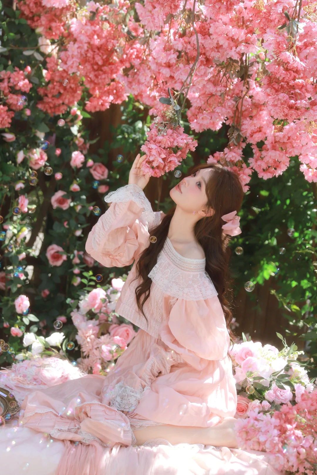 从旖旎梦境中走来的樱花少女🌸法式森系写真