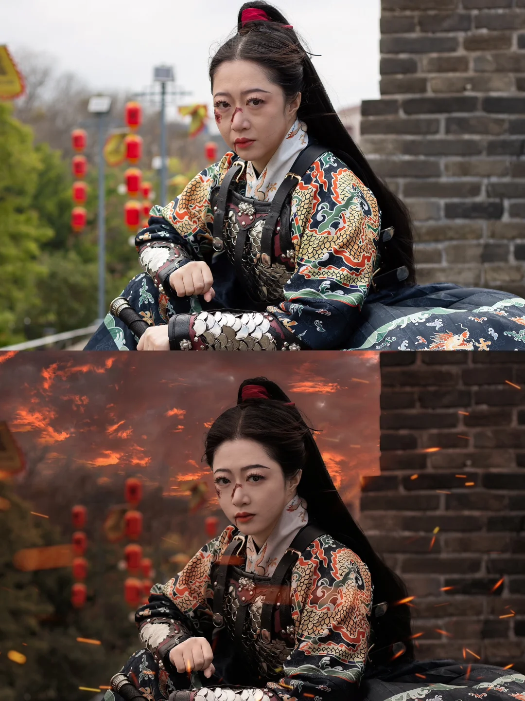 p图前后，这组我不信还有人说原图好看！！
