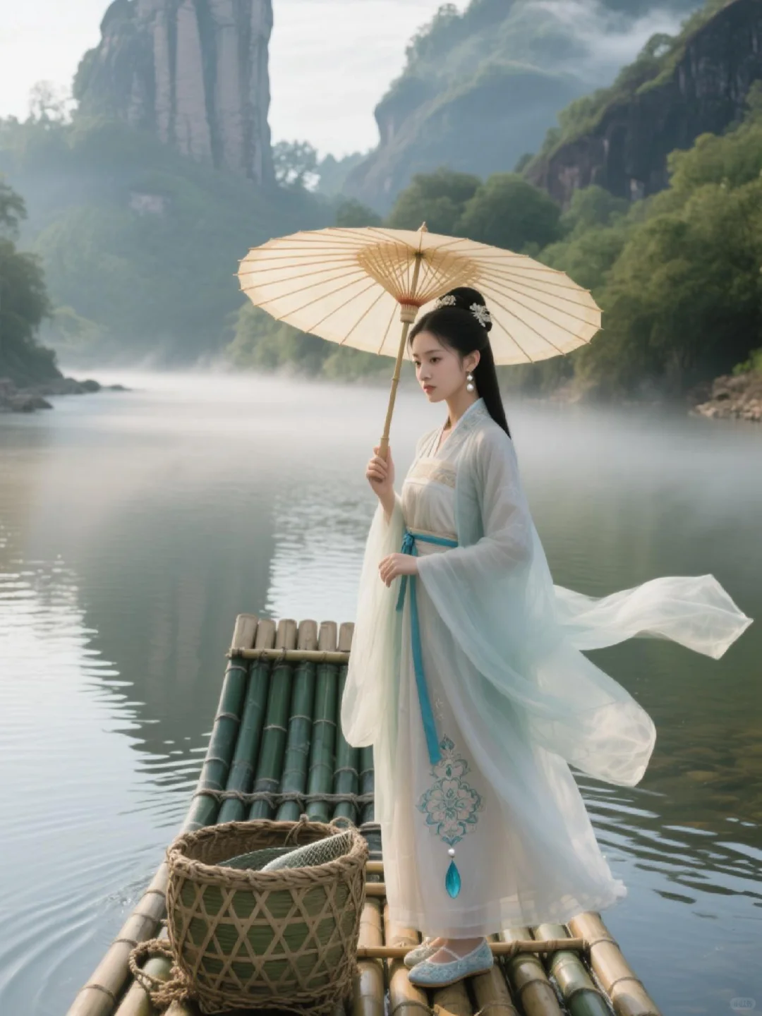 一篙撑开山水画🌿