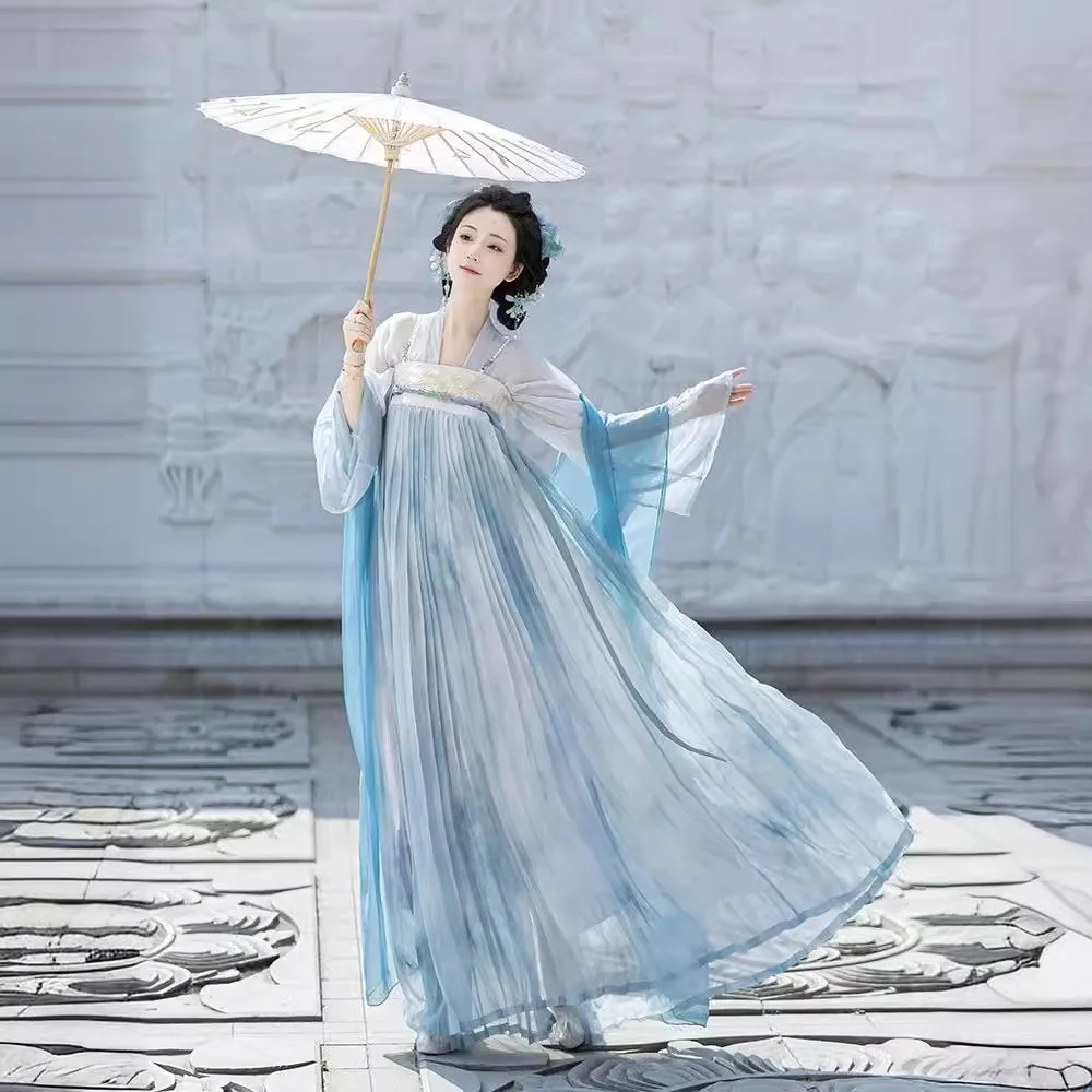 春夏必备！唐制齐胸汉服，仙气满满