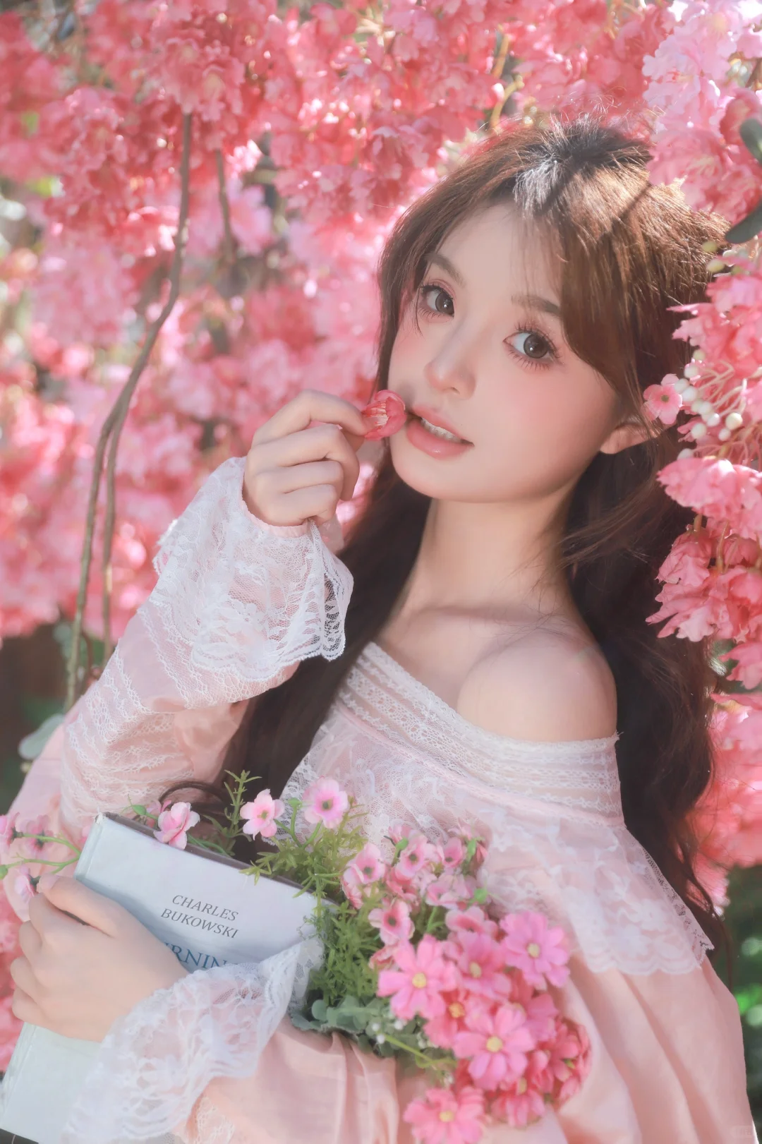 从旖旎梦境中走来的樱花少女🌸法式森系写真