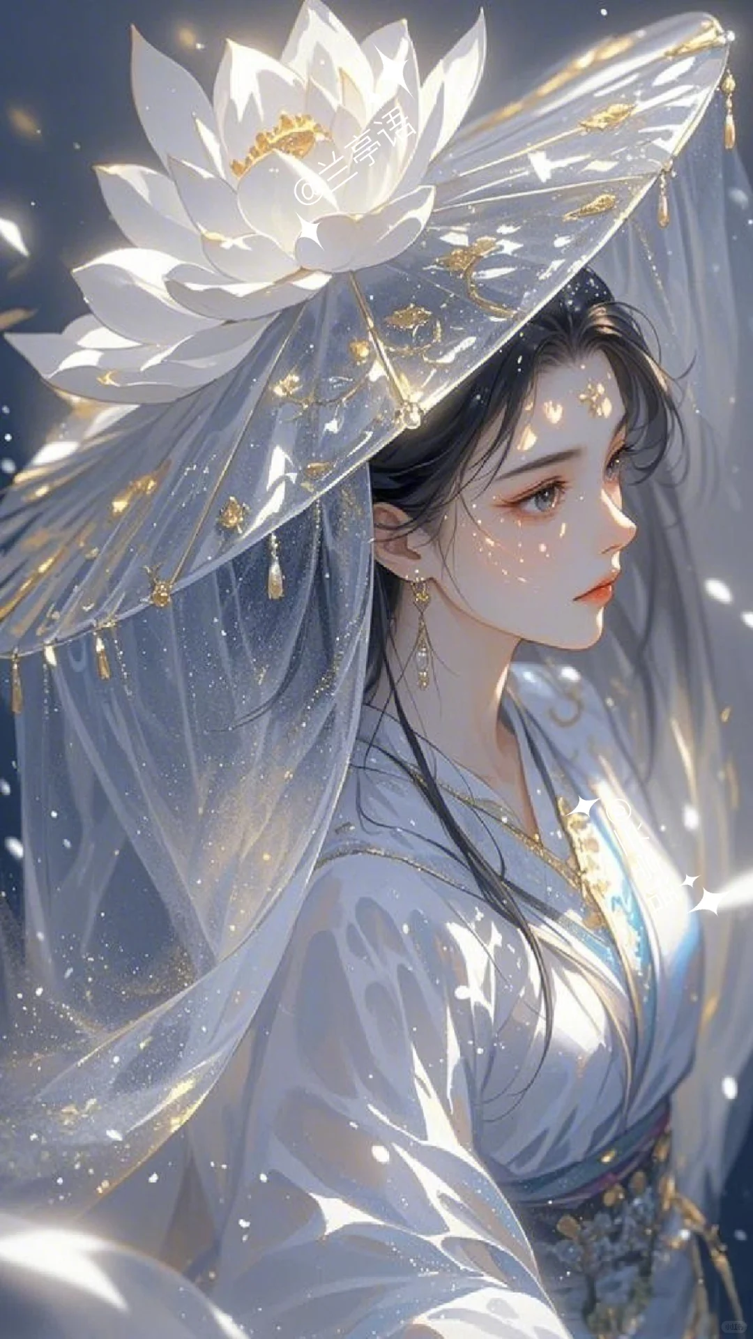 暗夜流光中✨ 她似一朵不染尘埃的雪莲