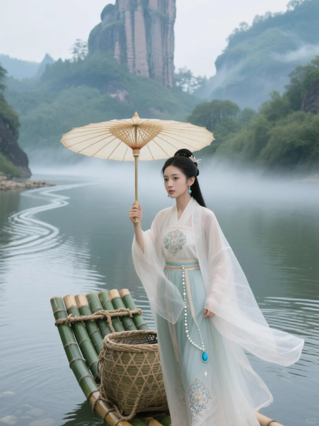 一篙撑开山水画🌿
