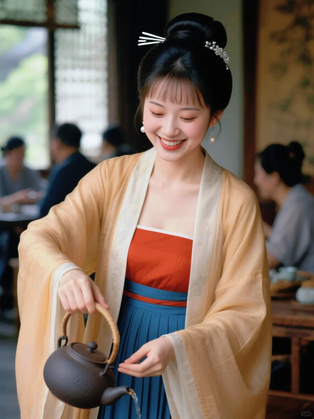 宋朝·茶坊待客（端庄大袖装）