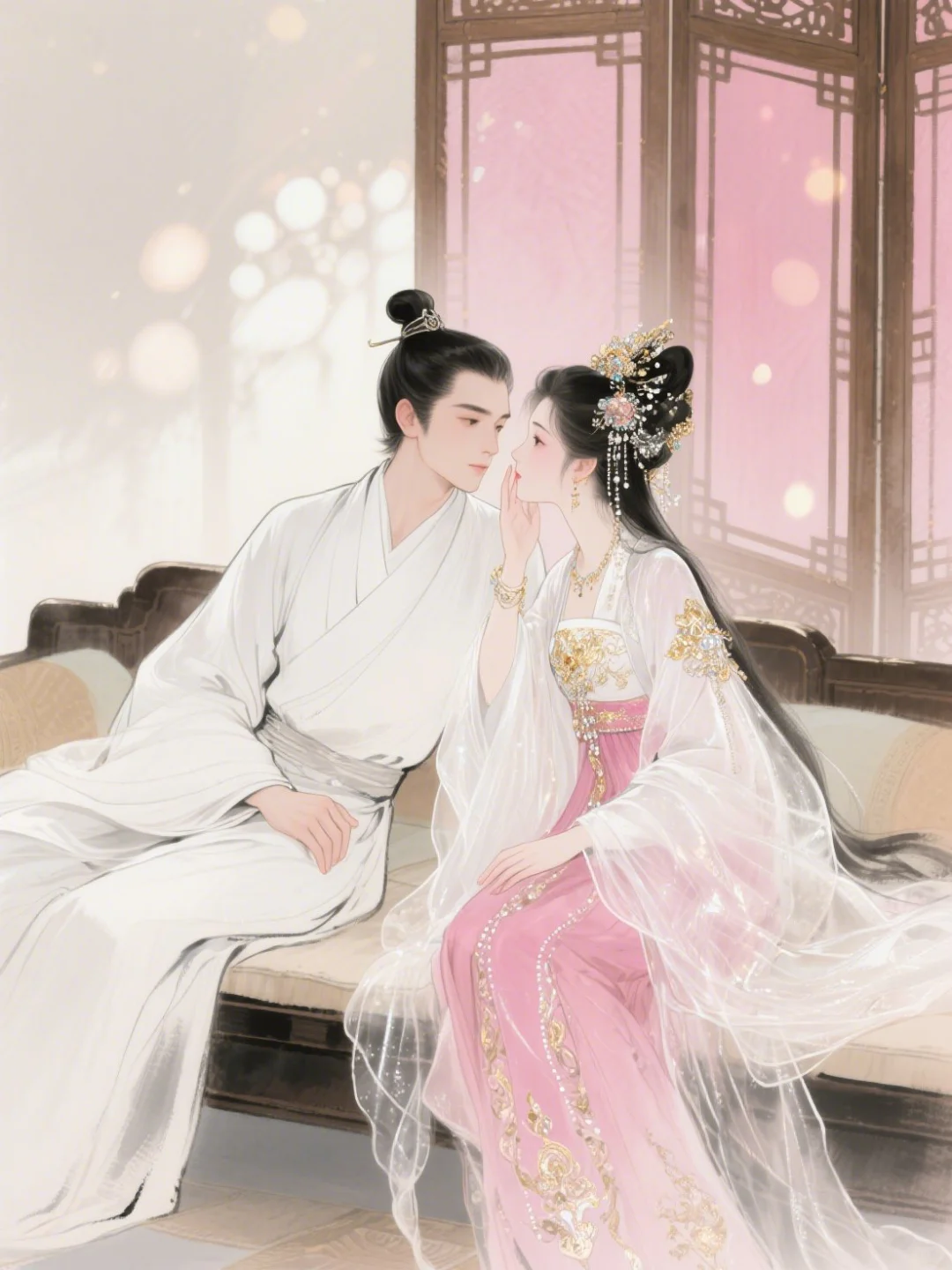 晓看天色暮看云 ，行也思君，坐也思君