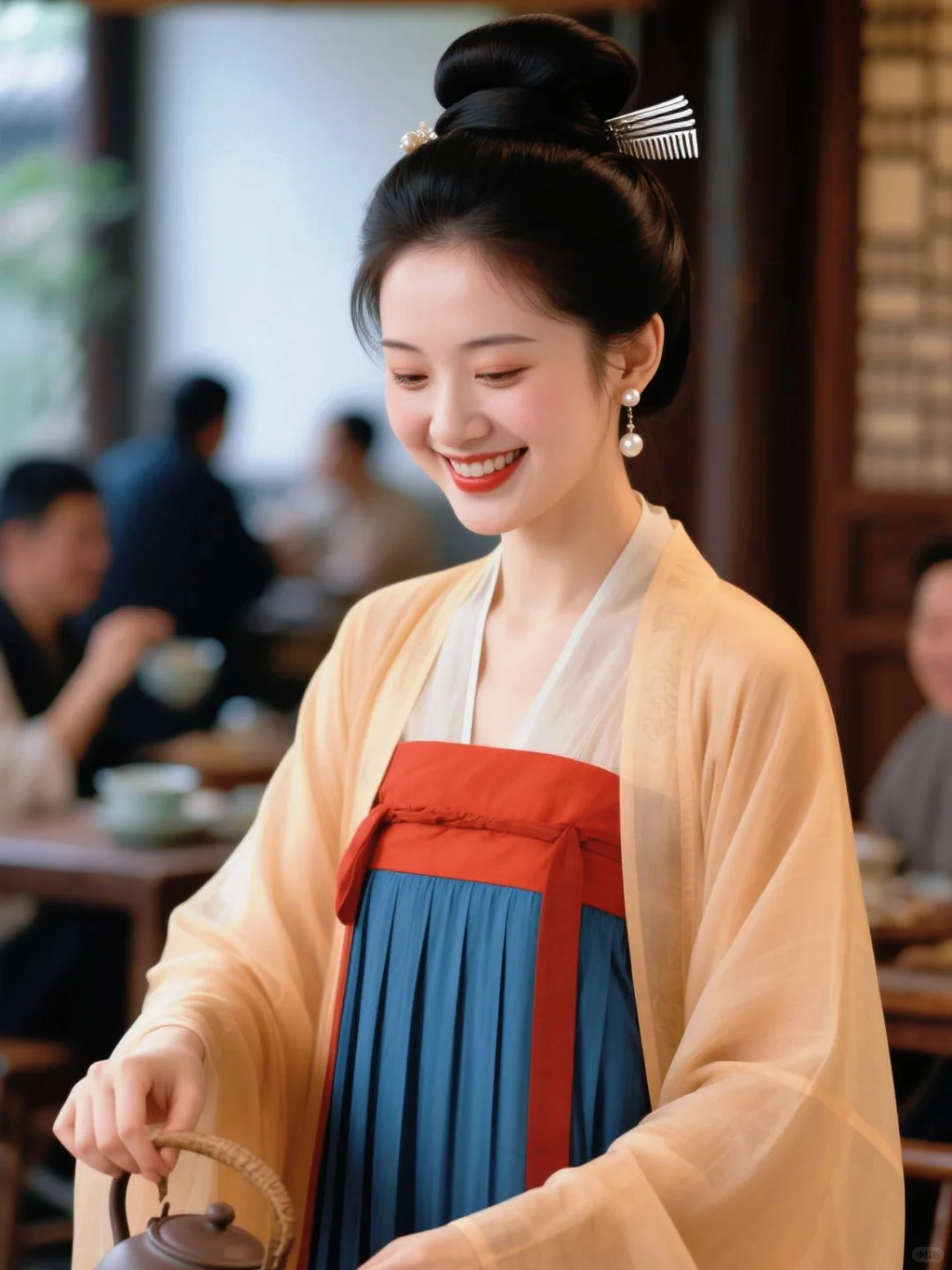 宋朝·茶坊待客（端庄大袖装）