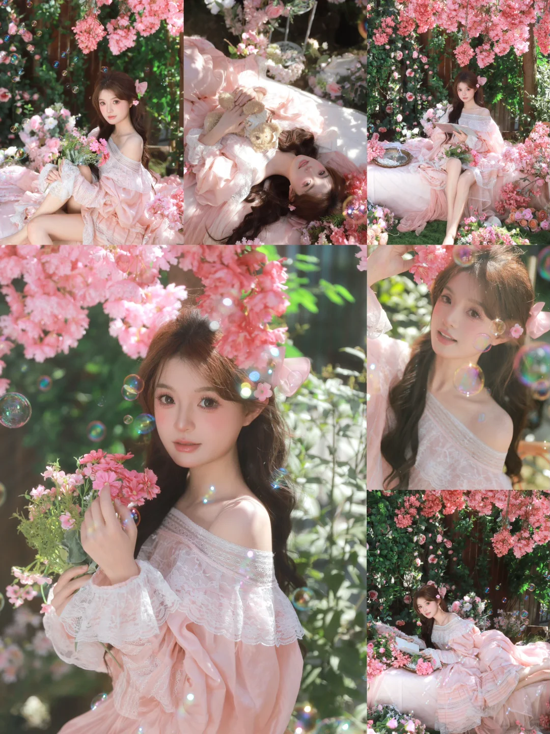 从旖旎梦境中走来的樱花少女🌸法式森系写真