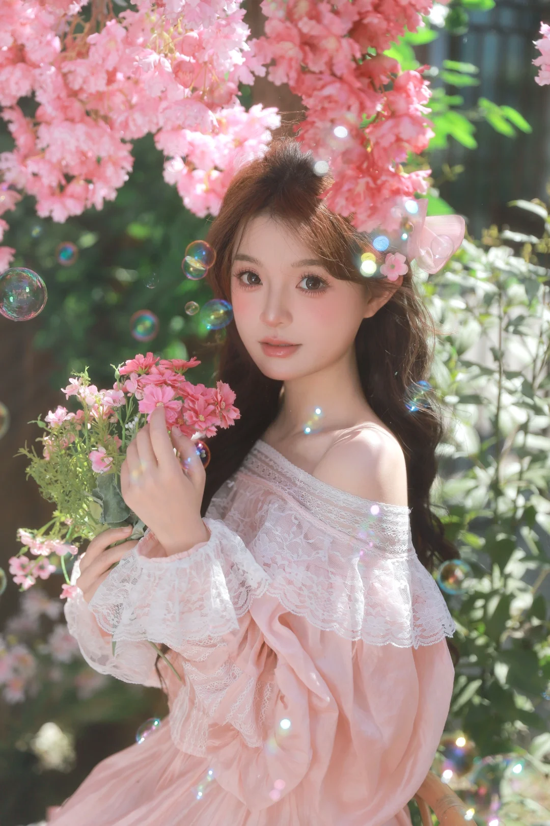从旖旎梦境中走来的樱花少女🌸法式森系写真
