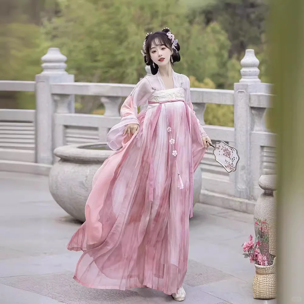 春夏必备！唐制齐胸汉服，仙气满满