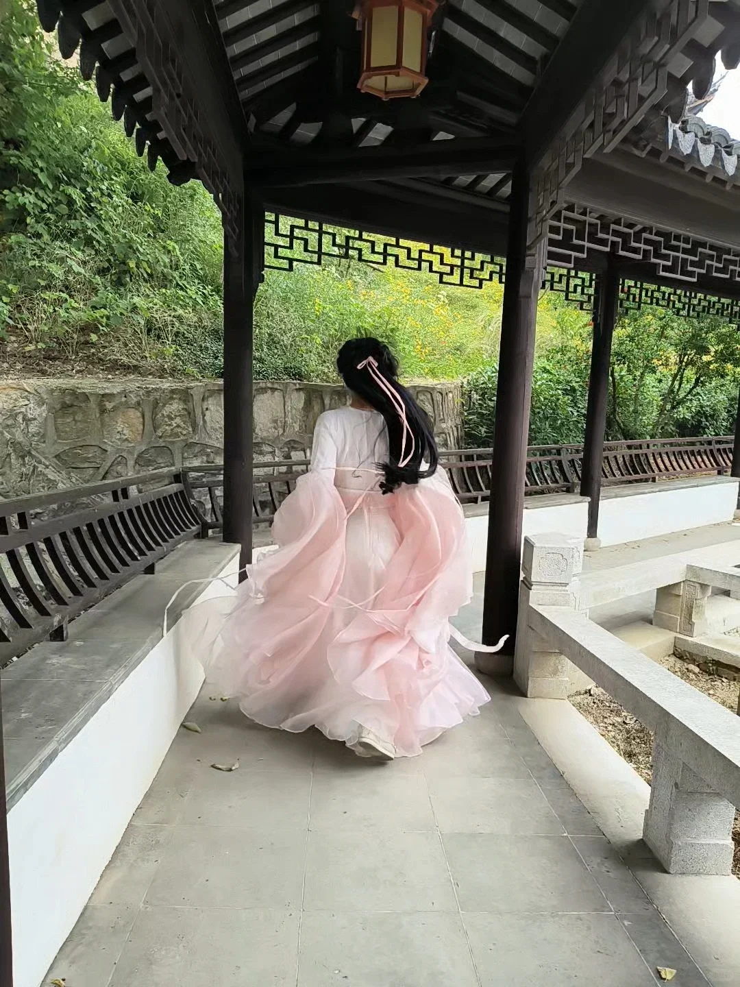 朋友说这个从后背看像粉色斗鱼