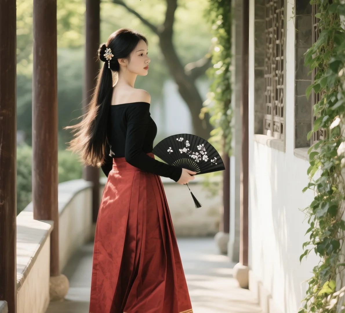 是你心中汉服梦的女孩儿吗？马面裙来啦！