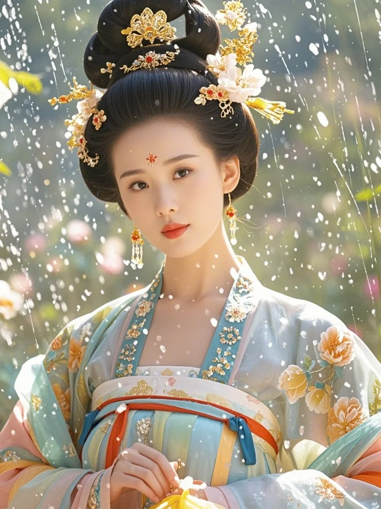 自在飞花轻似梦，无边丝雨细如愁。