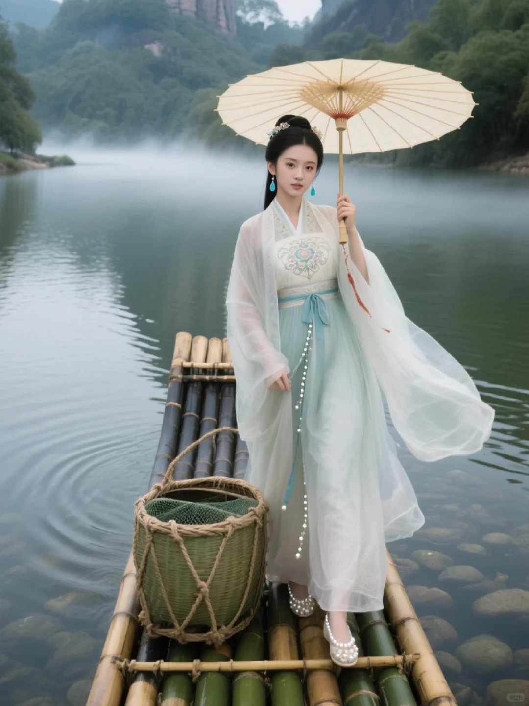 一篙撑开山水画🌿