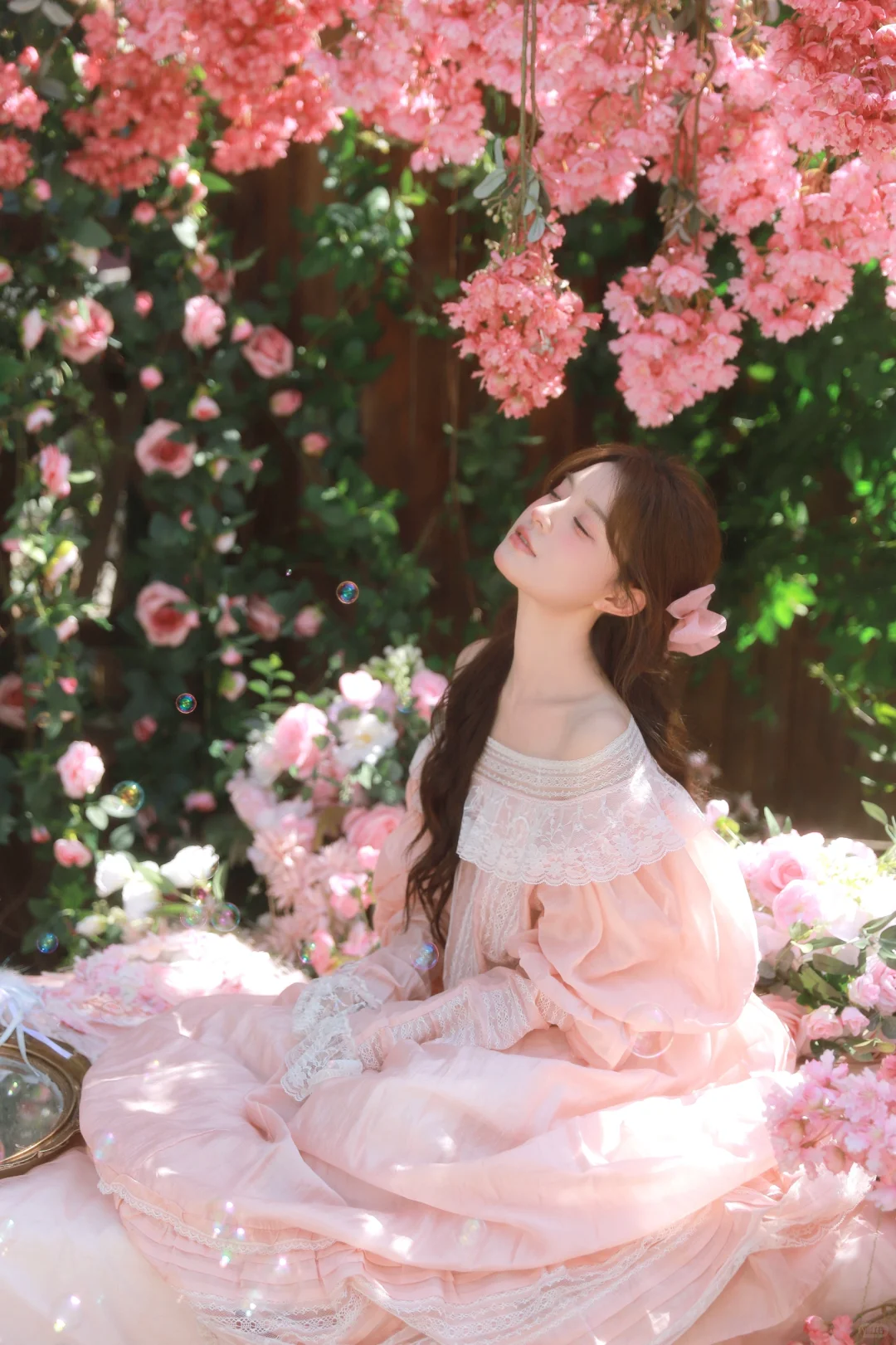 从旖旎梦境中走来的樱花少女🌸法式森系写真