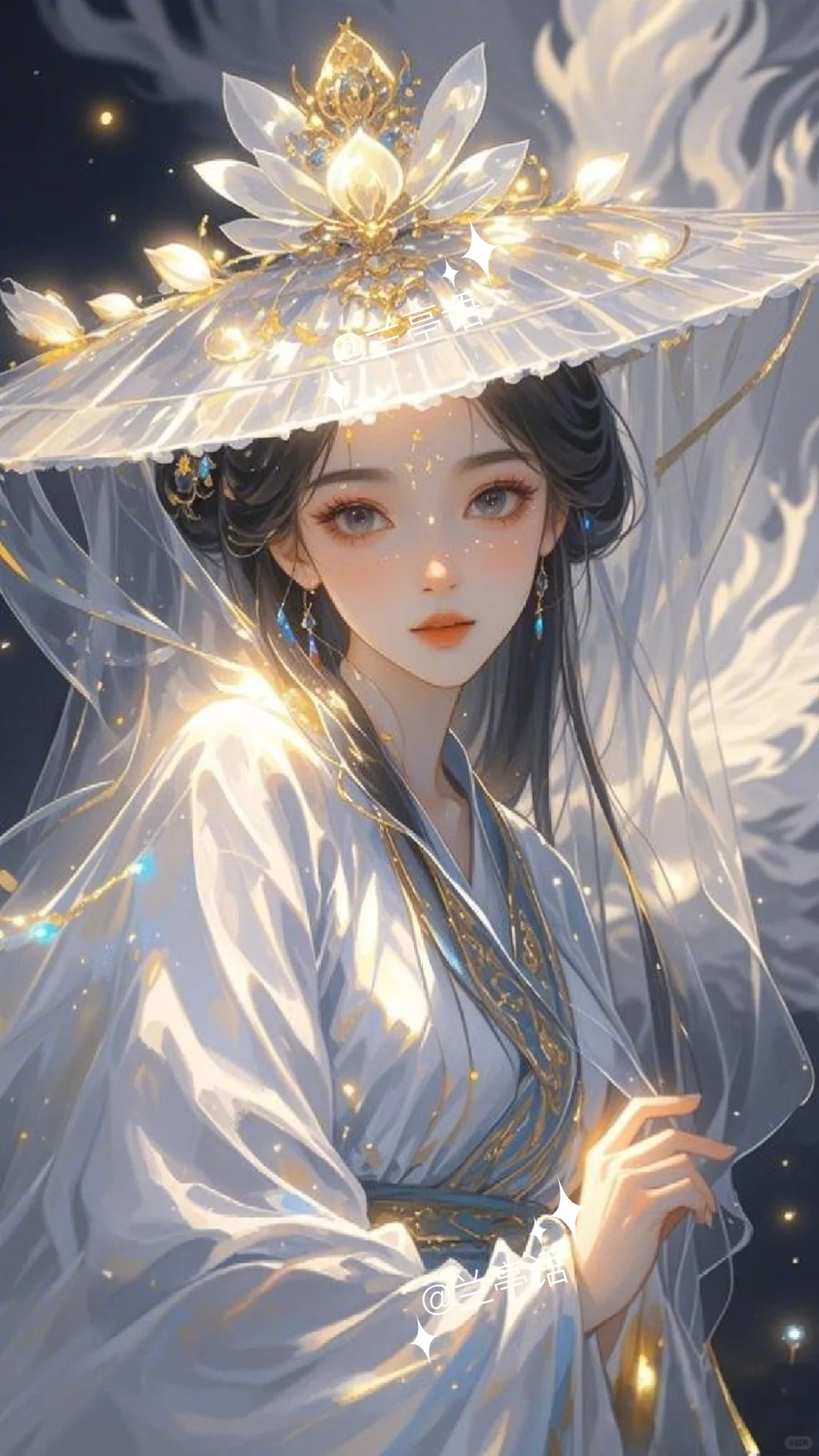 暗夜流光中✨ 她似一朵不染尘埃的雪莲