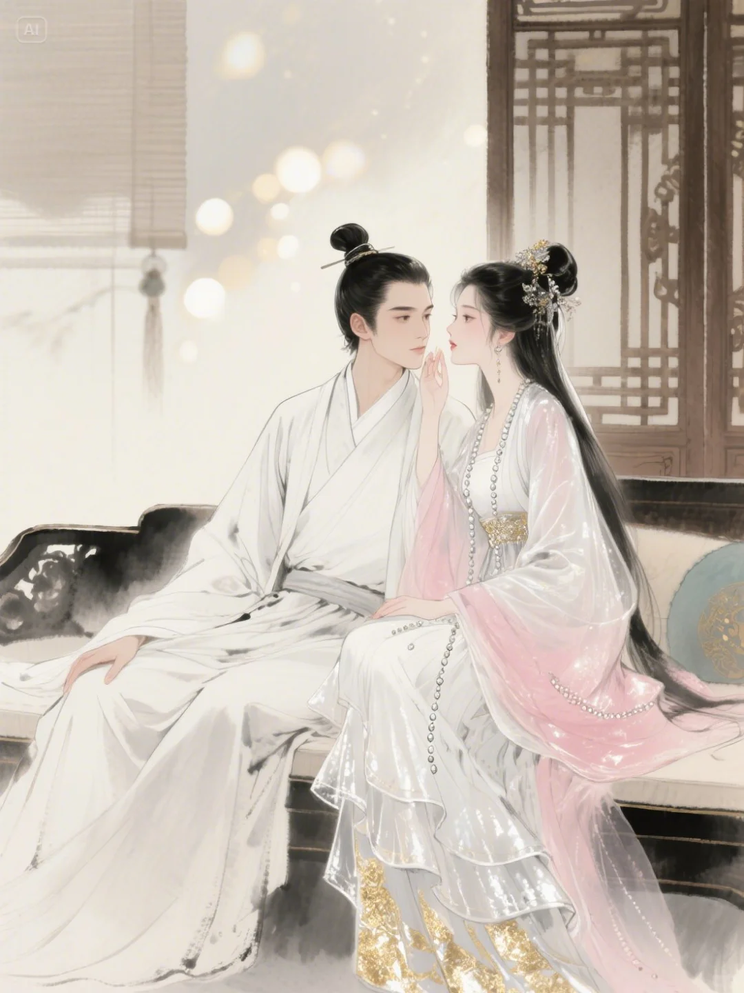 晓看天色暮看云 ，行也思君，坐也思君