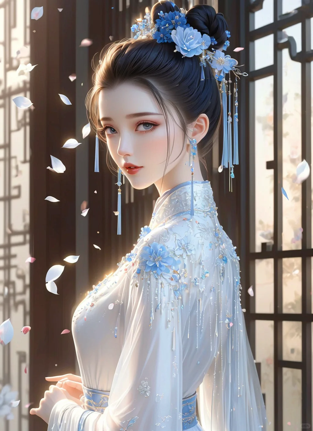 谁家女儿出落这般温柔？！