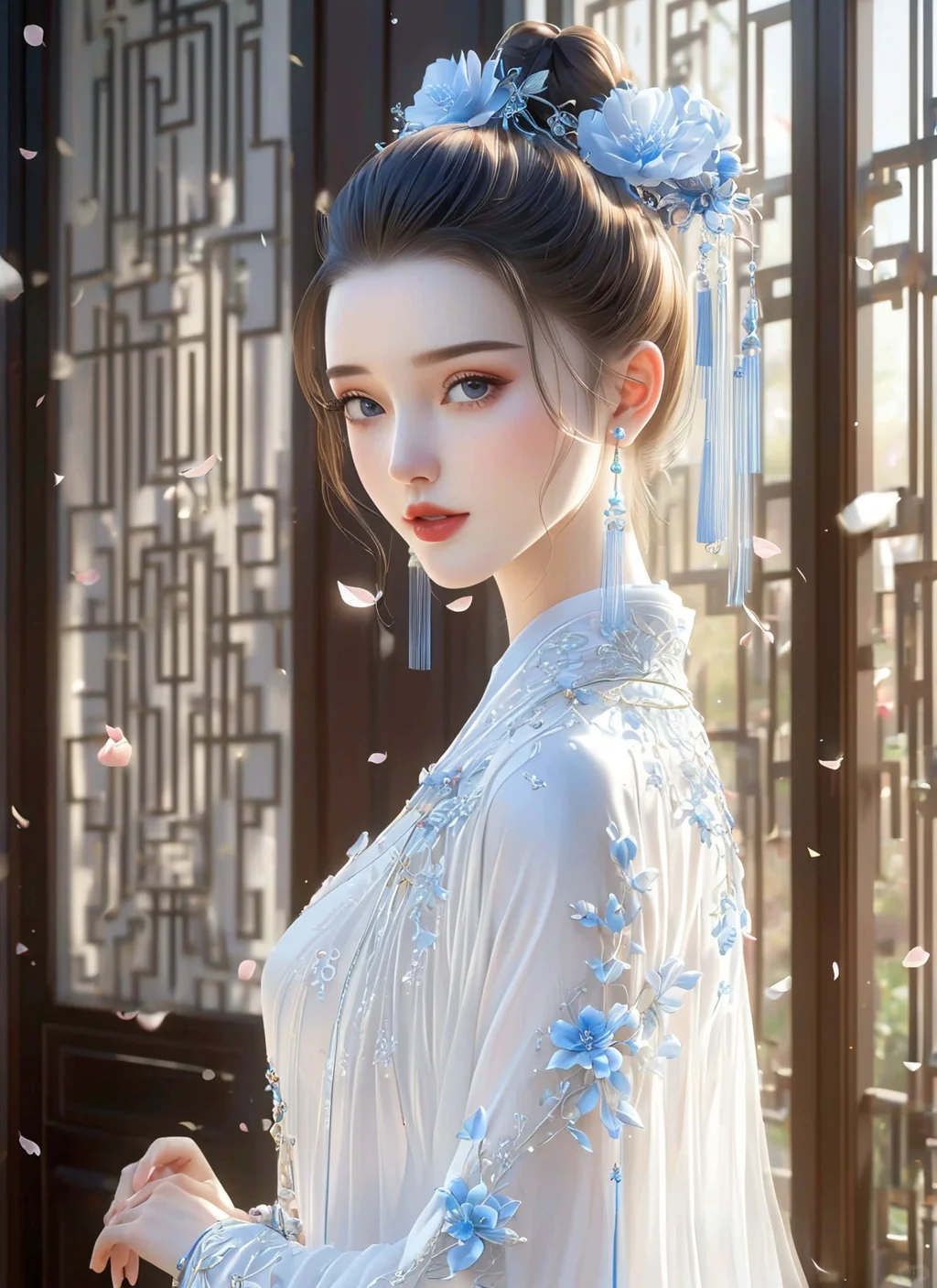 谁家女儿出落这般温柔？！