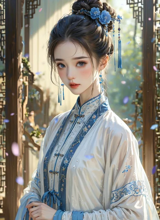 谁家女儿出落这般温柔？！