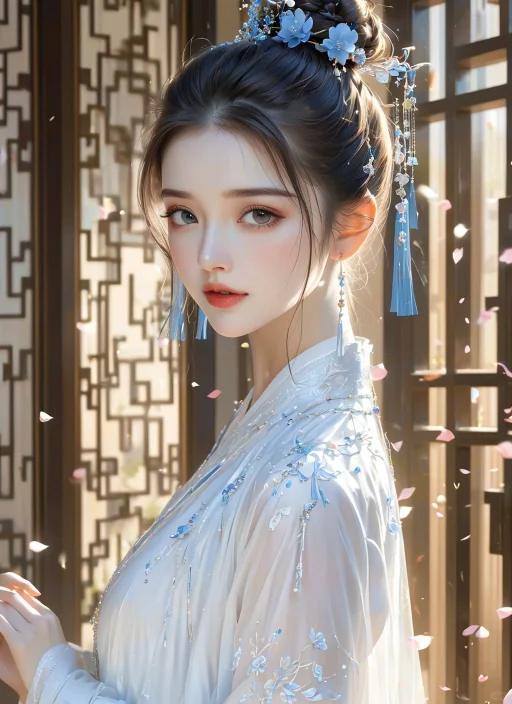 谁家女儿出落这般温柔？！