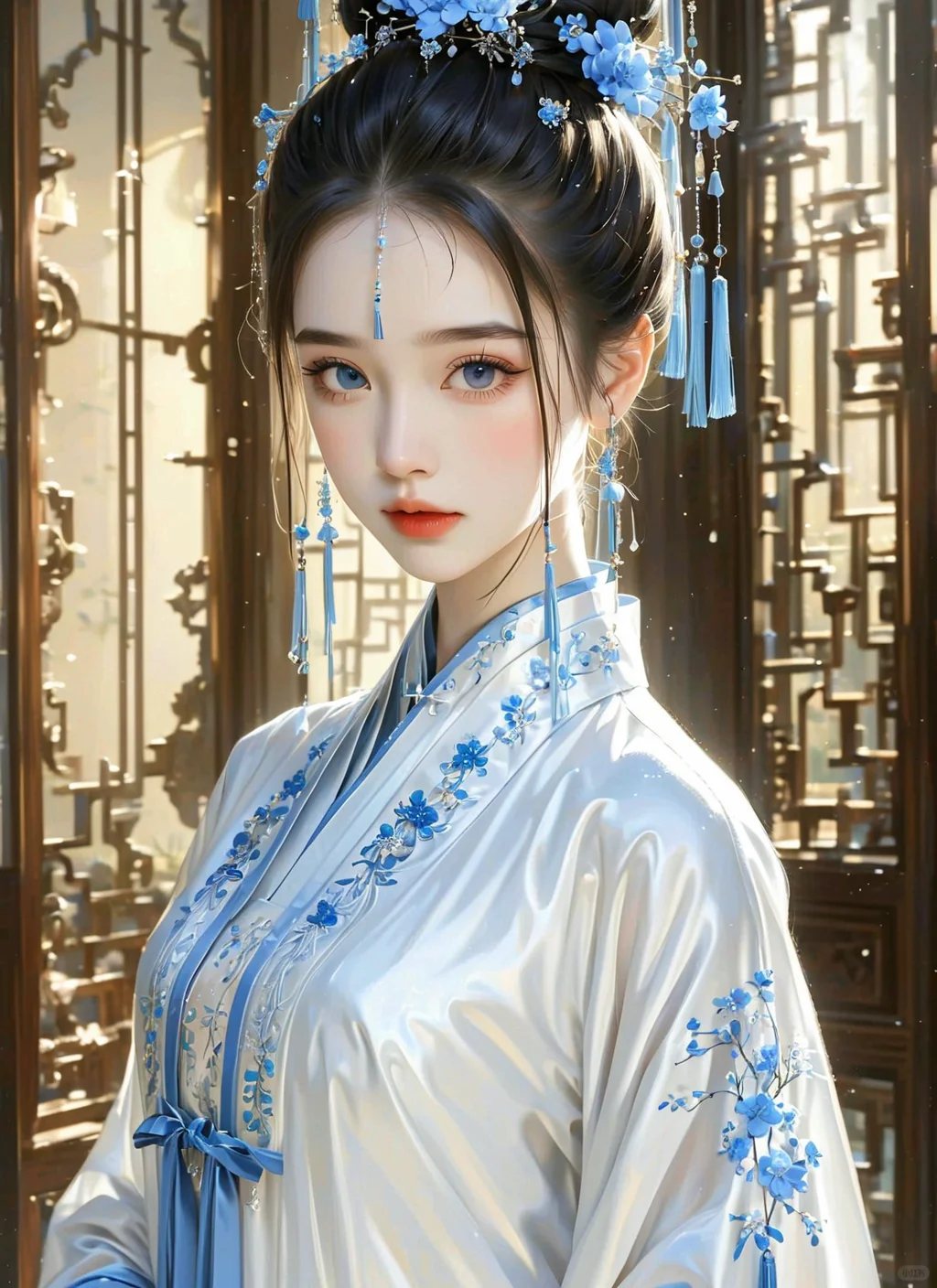 谁家女儿出落这般温柔？！