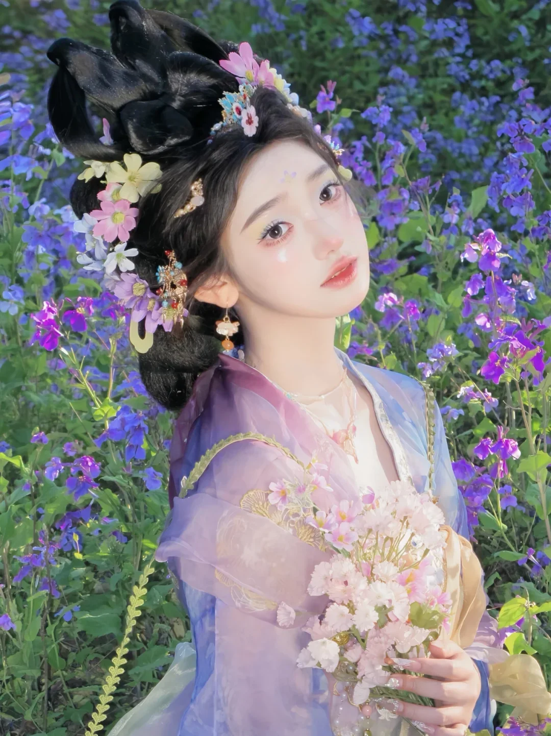 小唐风花神，这是仙女吧！这谁顶得住！