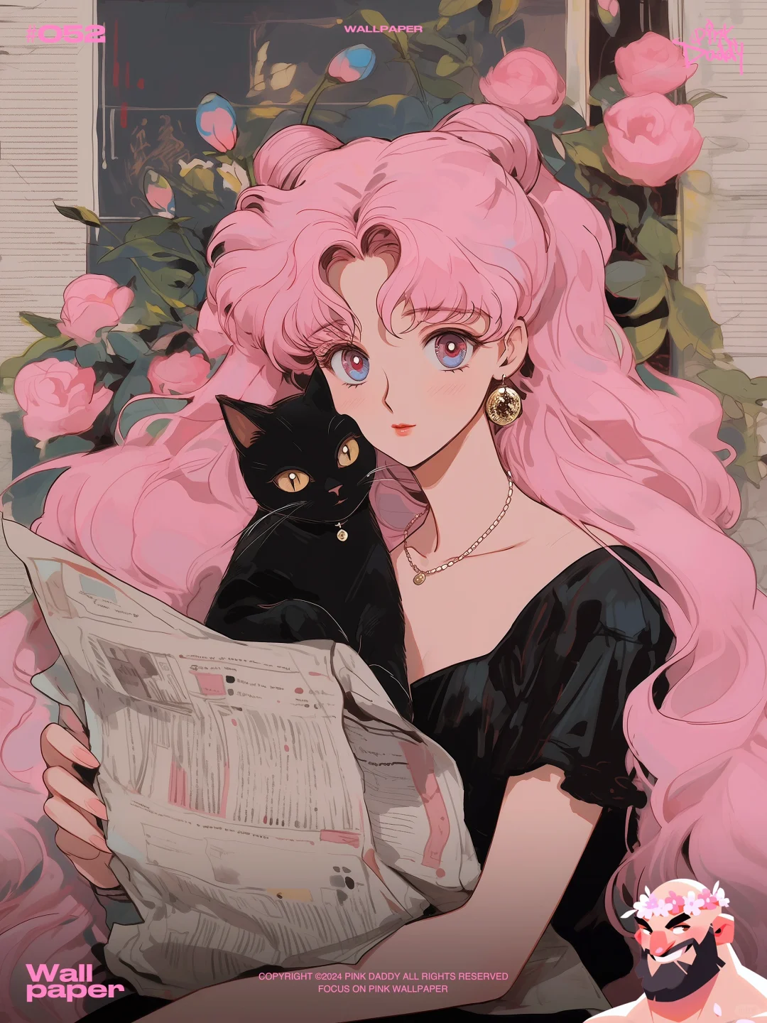 💫 复古蒸汽波x美少女战士4K壁纸