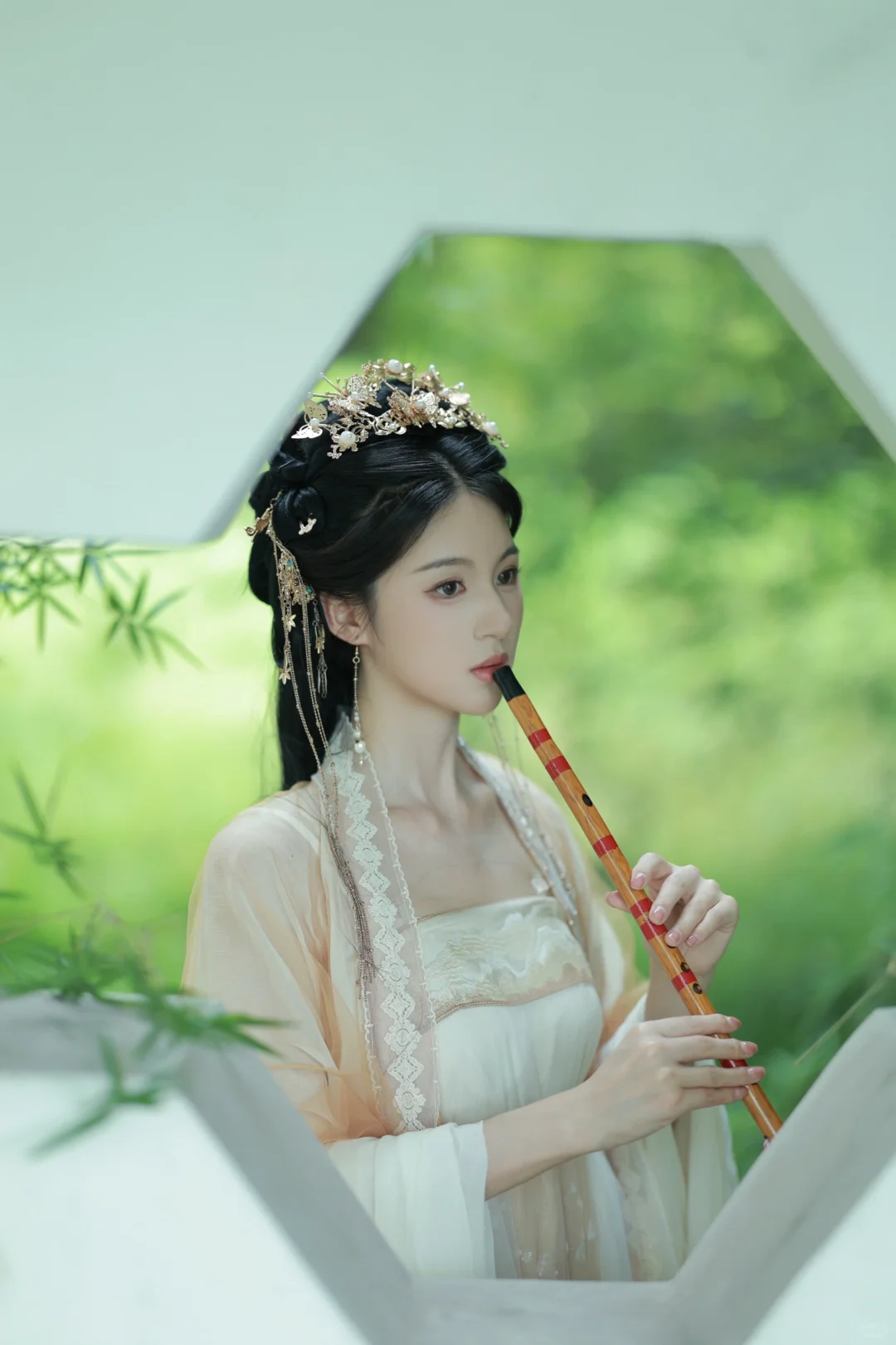 惊鸿一瞥自难忘,从此芳华乱浮生
