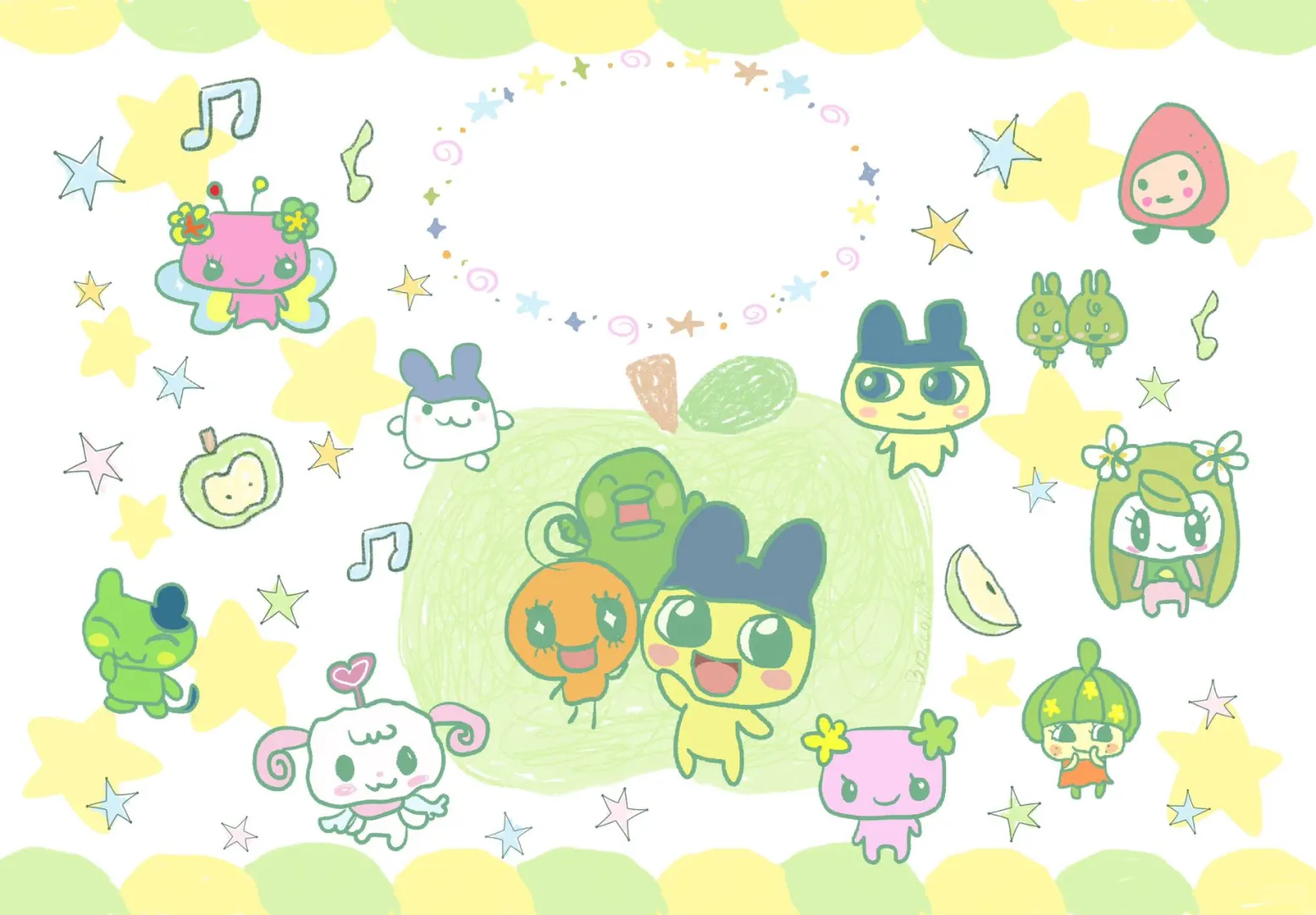 拓麻歌子青苹果🍏平板壁纸#