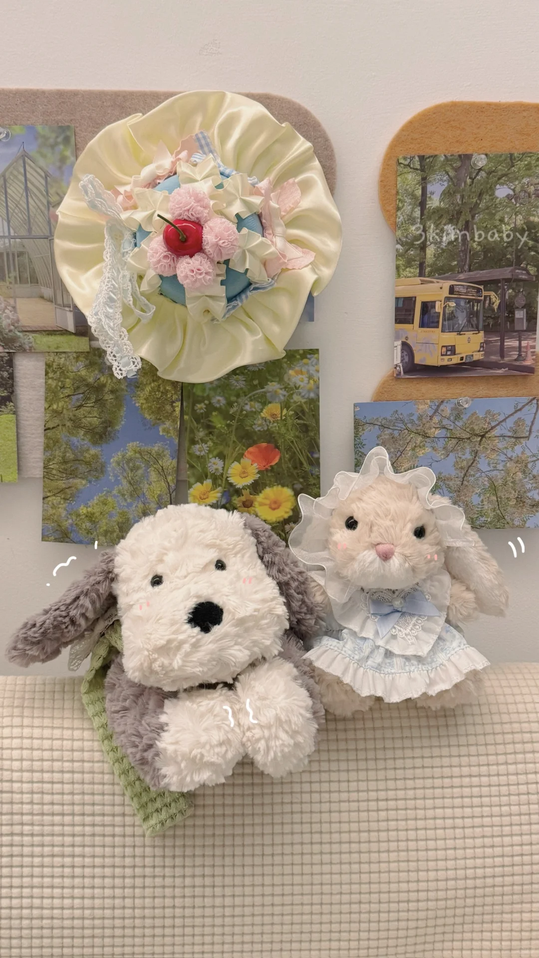 小飞狗和小兔兔˚₊ ᦒ ♡ ᦒ ₊˚可爱ipad壁纸