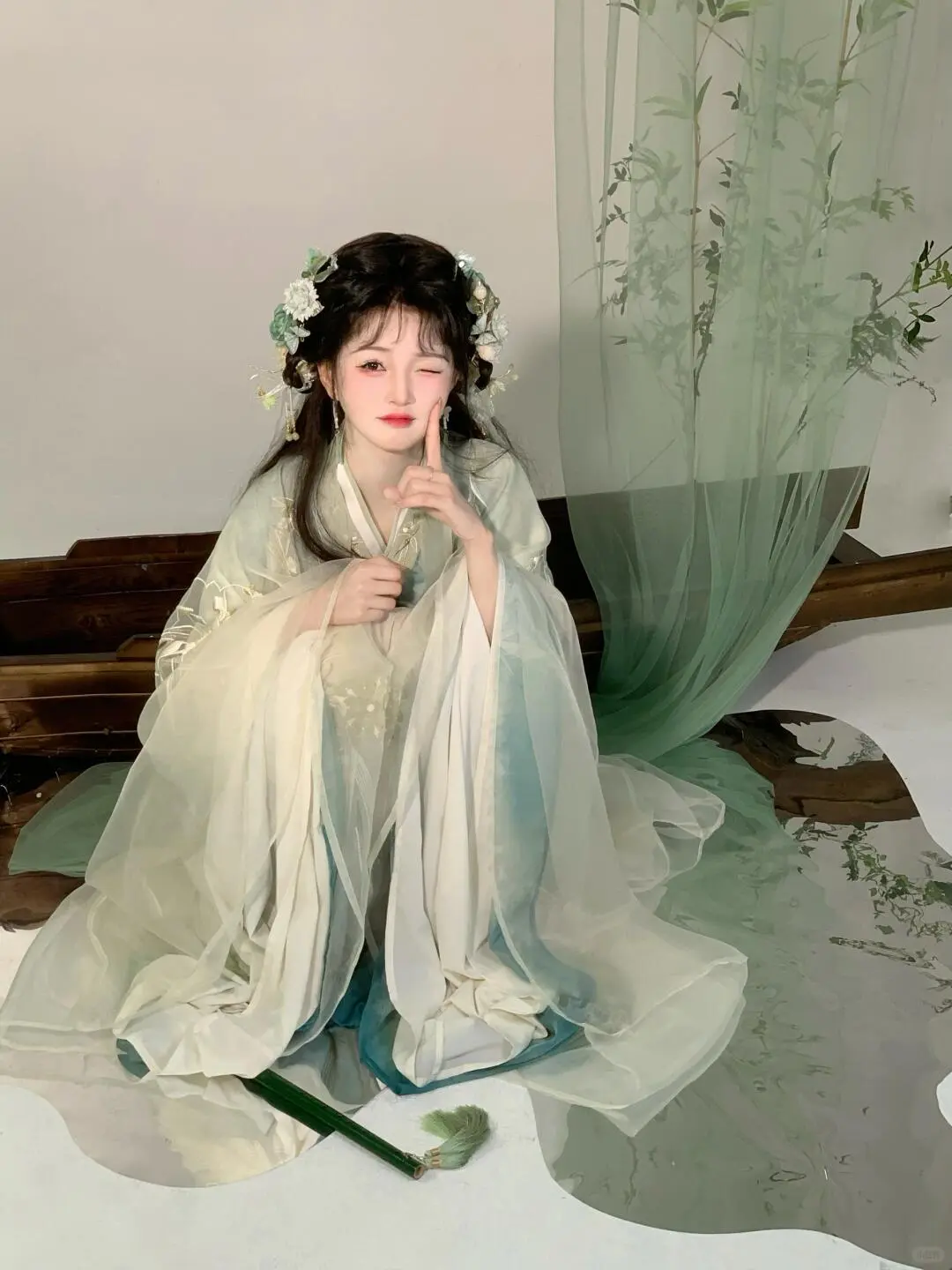 清冷感汉服妆造，美到心颤