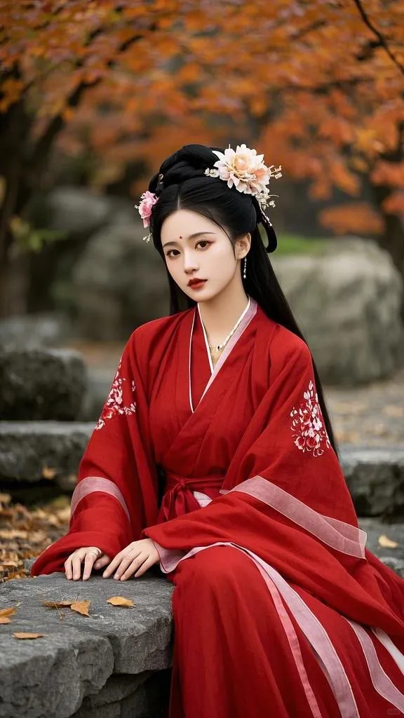 美图 枫叶佳人