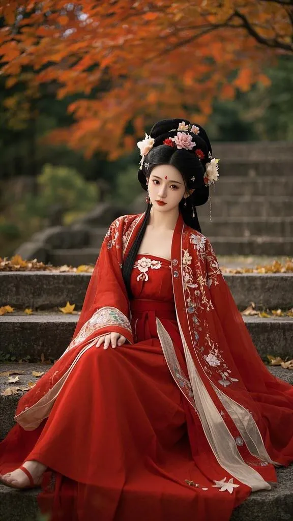 美图 枫叶佳人