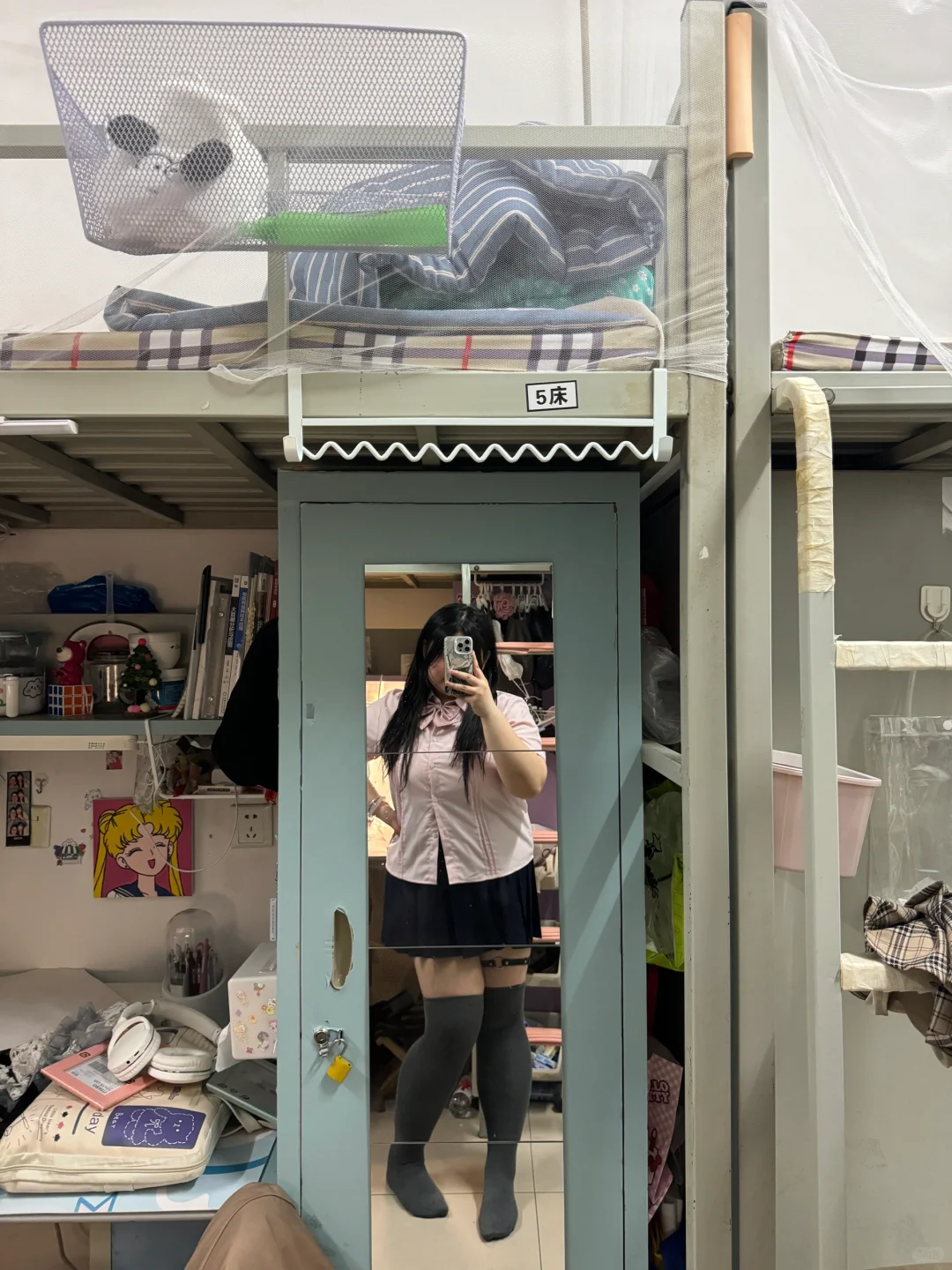 100kg的女大也要穿嫩嫩的jk❗️