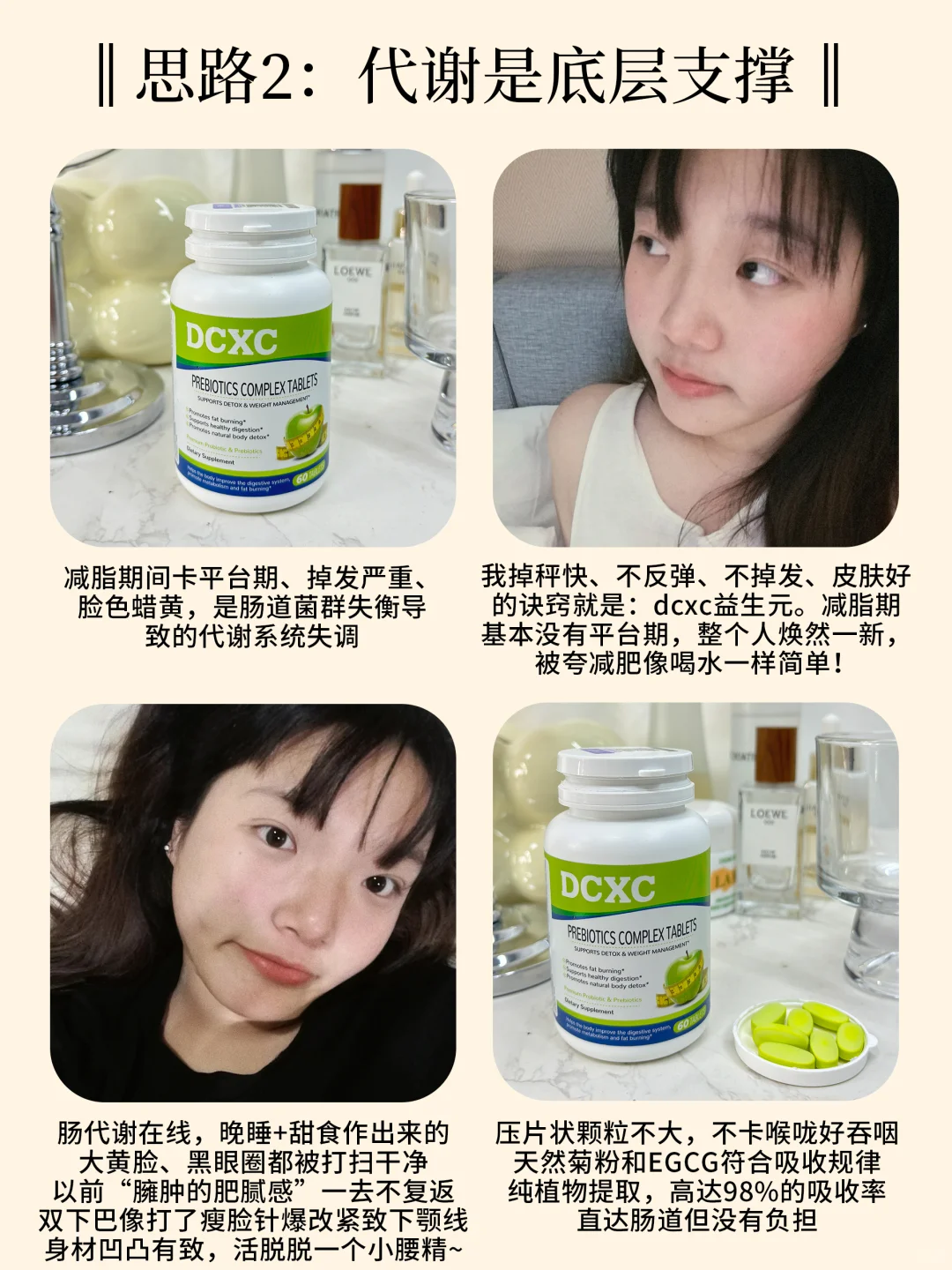 空腹挨饿+高代谢，没整容但换了个人