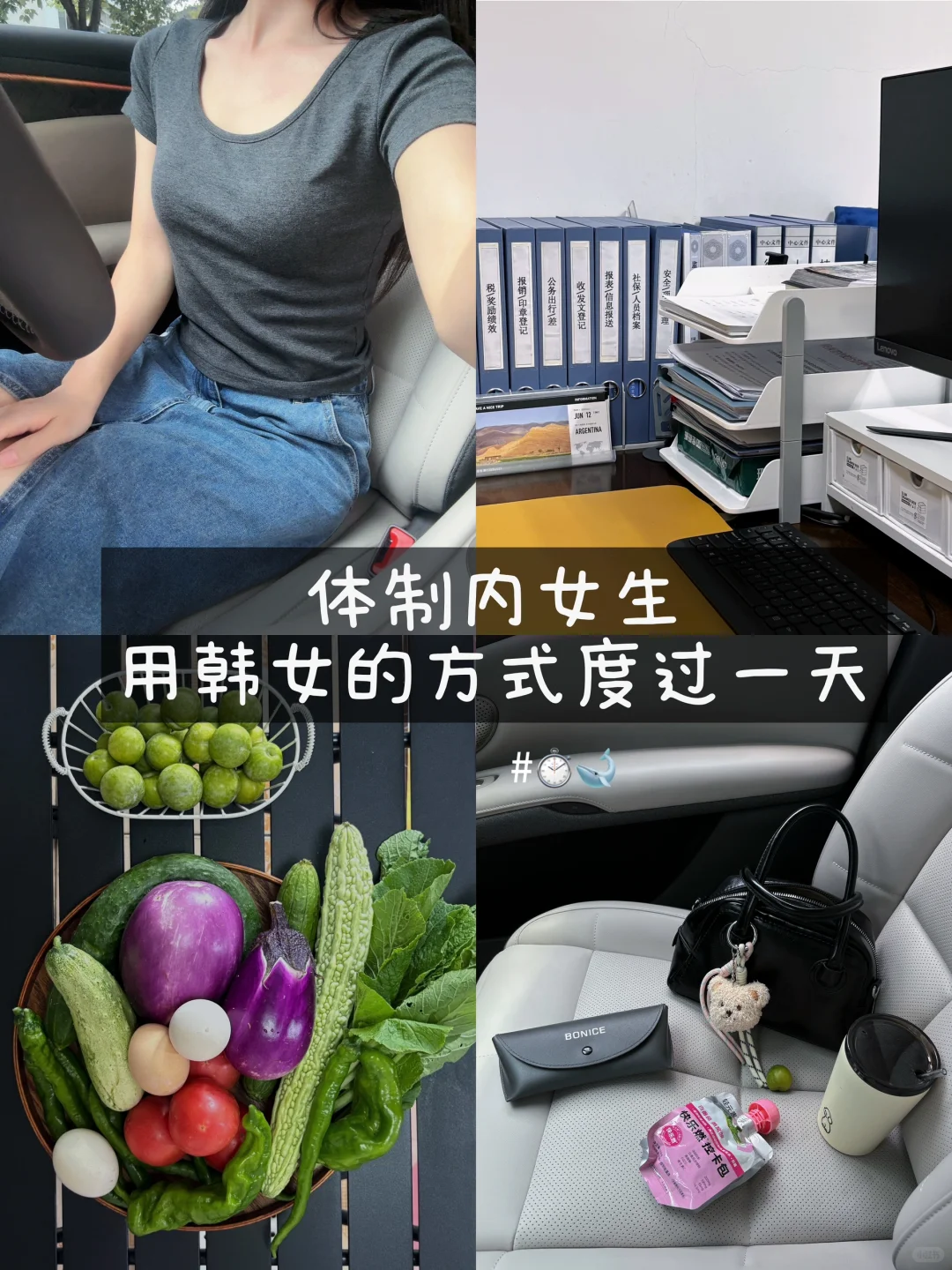 体制内｜女生用韩女的方式度过一天📊