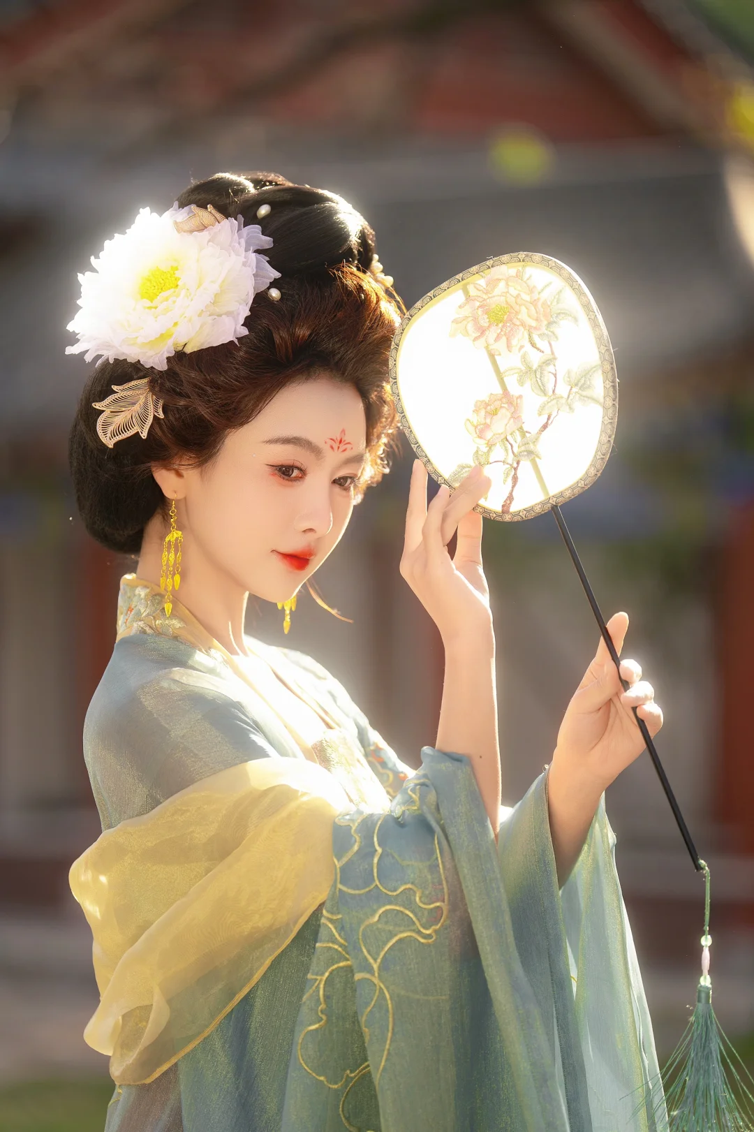 看了《国色芳华》特意来西安拍了唐风写真