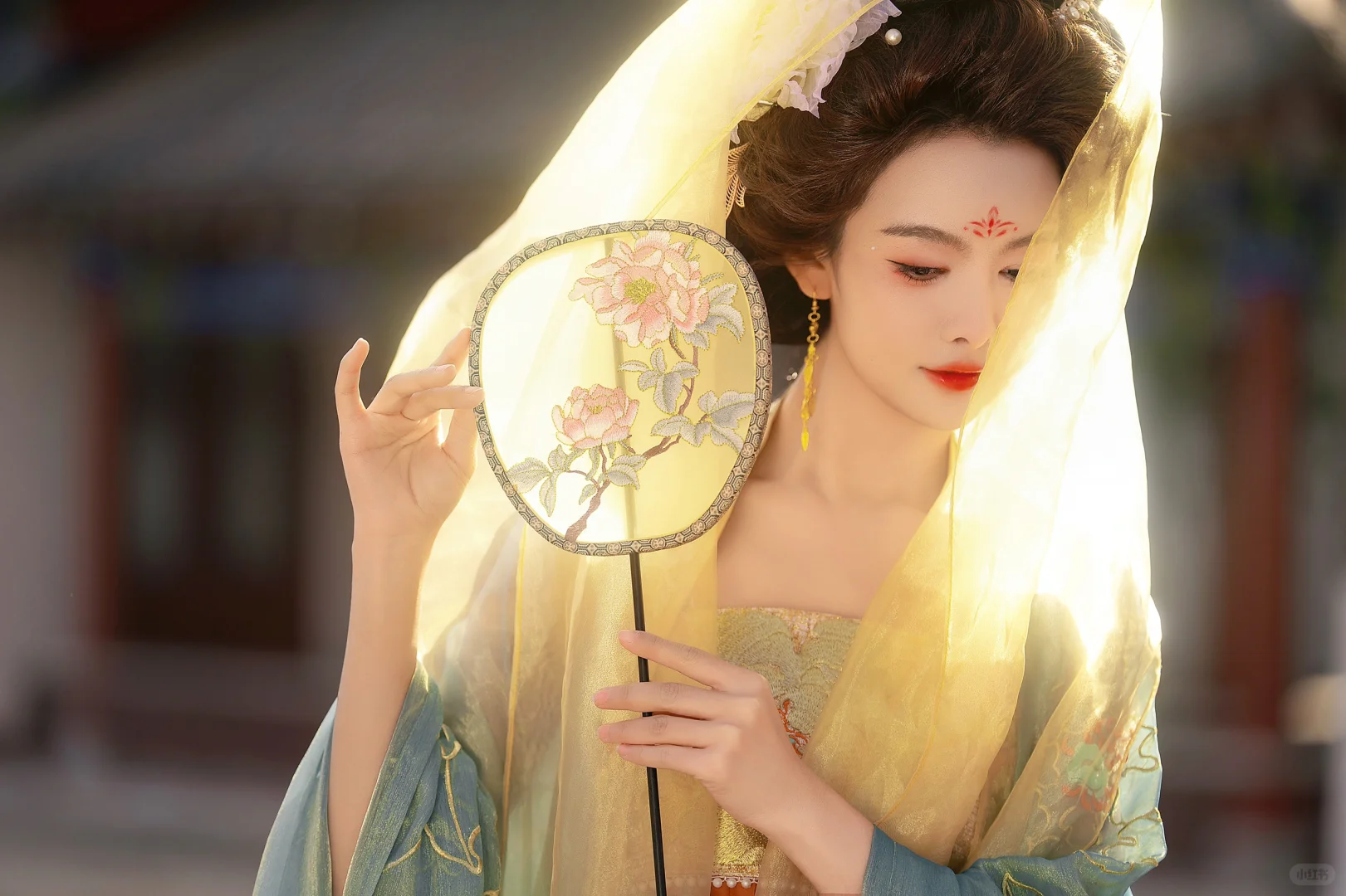 看了《国色芳华》特意来西安拍了唐风写真