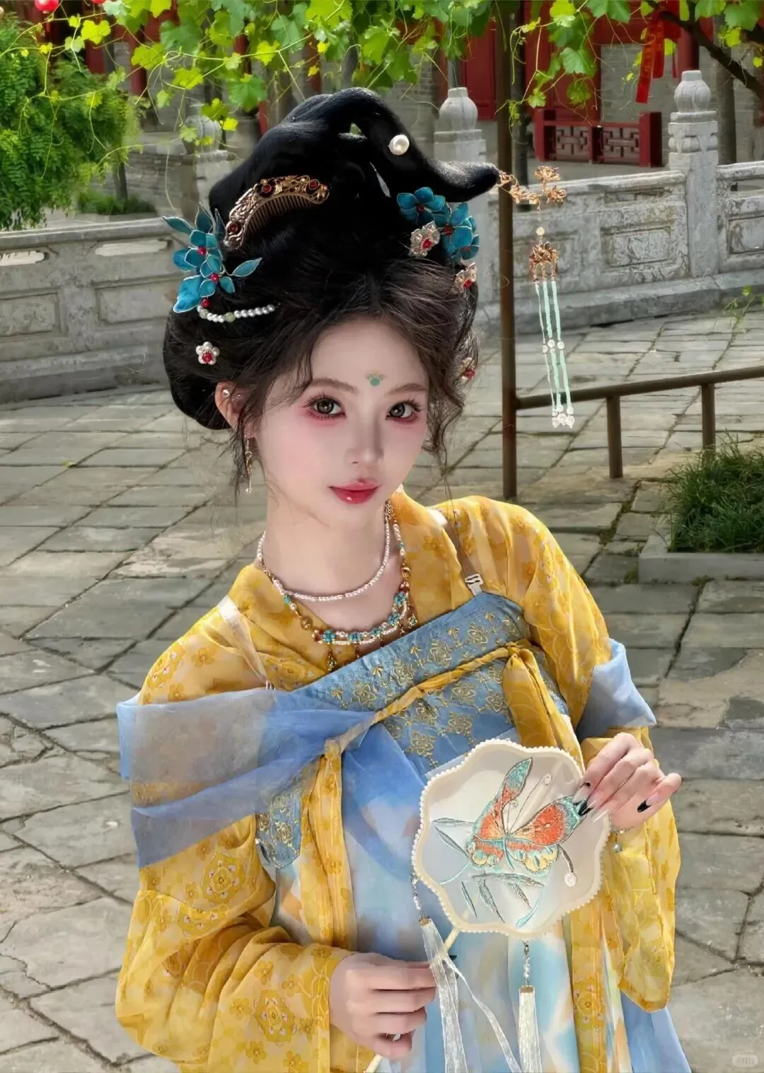 简直美到不行！她真的就是为古装而生的‼️