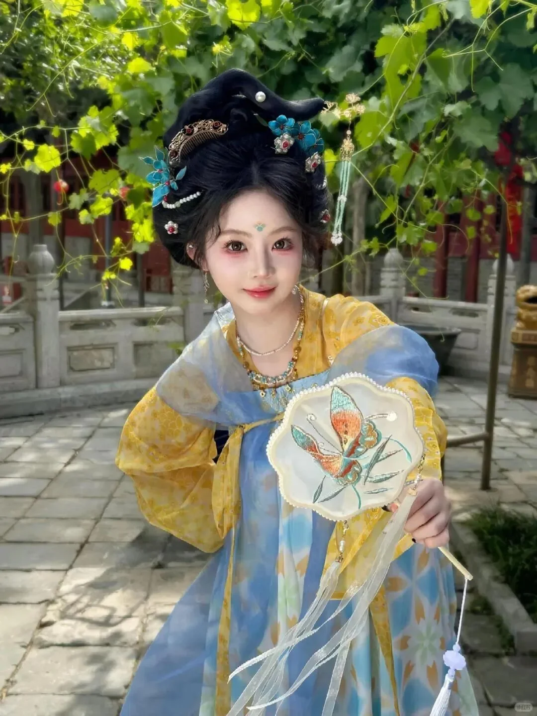 简直美到不行！她真的就是为古装而生的‼️