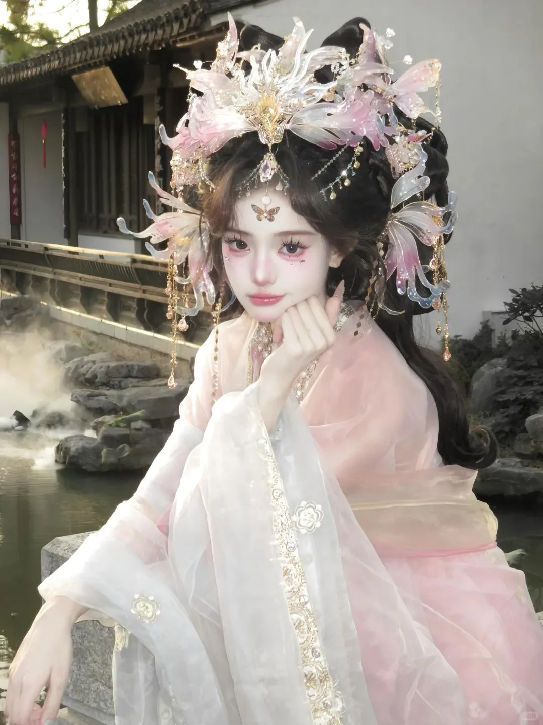 快来试试这个超赞的大头妆吧